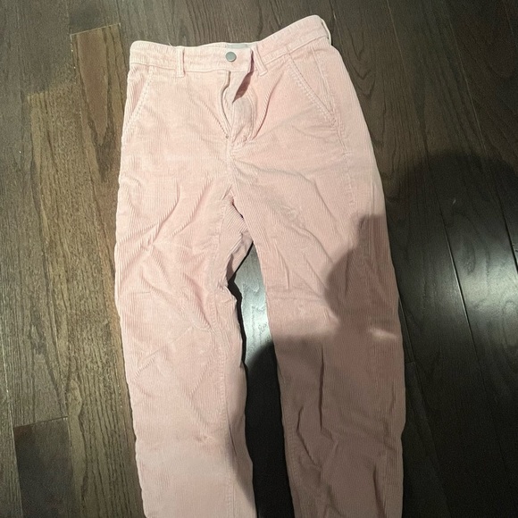 Everlane pink straight leg crop corduroys size 4 - Picture 6 of 6